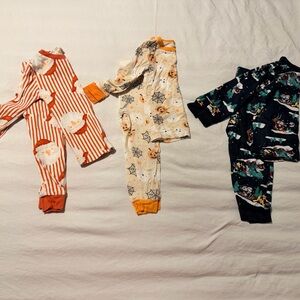 Toddler 3 set holiday pajama bundle size 18 month/2T gender neutral
